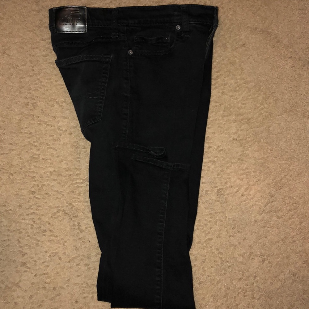 black hollister jeans